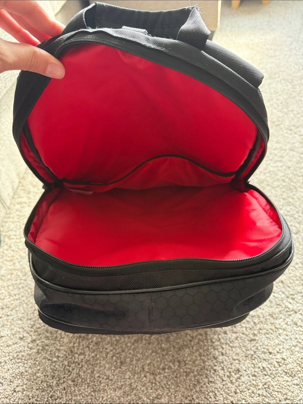 Black Men's Pickleball Backpack